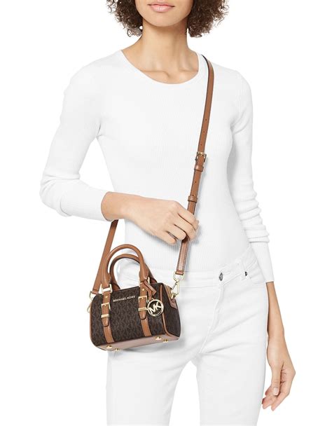 silver michael kors small crossbody with handles|Michael Kors extra small handbags.